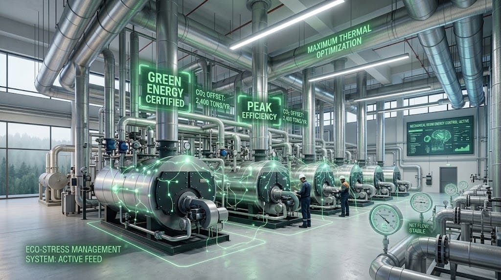 Quadri di supervisione e misuratori di energia in un locale tecnico